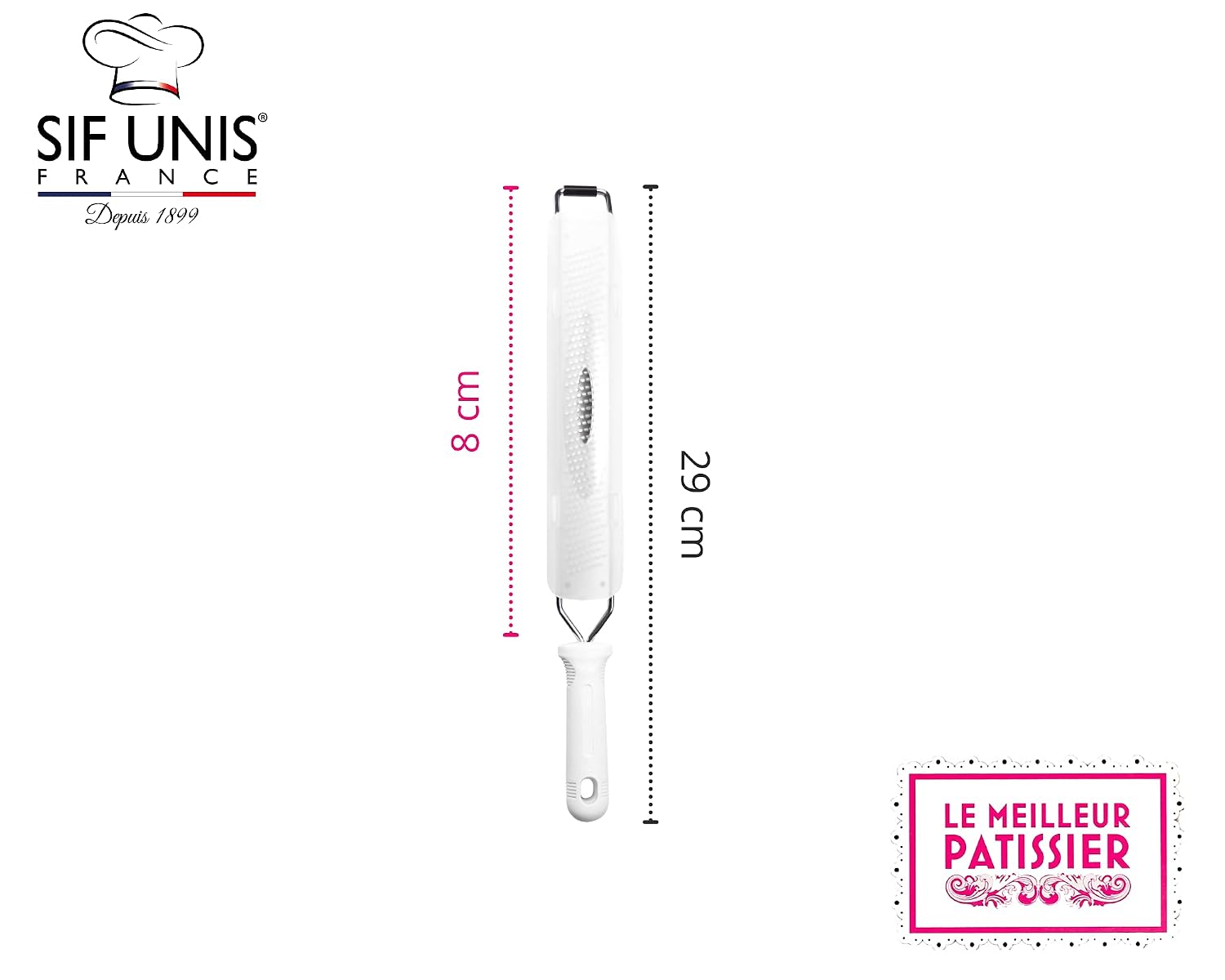 SIF UNIS France — Râpe zesteur en inox – Image 2