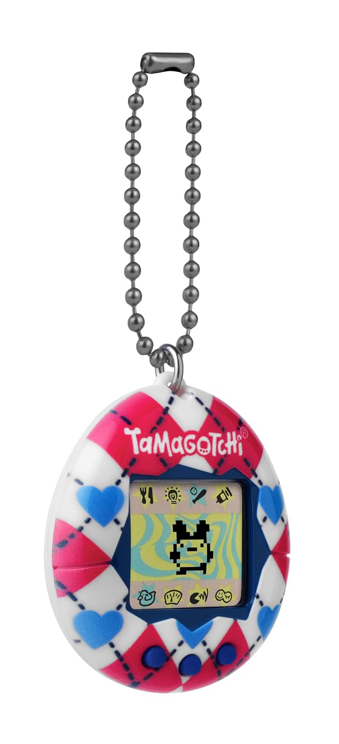 BANDAI Tamagotchi Original — Animal électronique virtuel Argyle Heart – Image 2