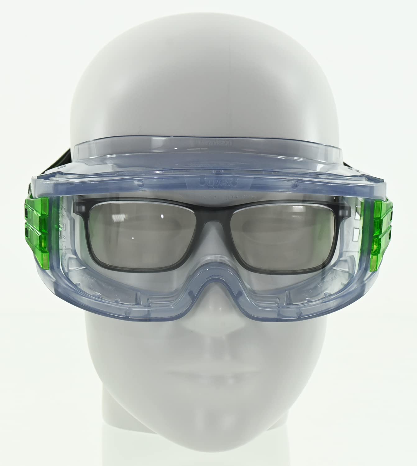 UVEX Ultravision — Lunettes-masque antibuée Transparent/Vert – Image 4