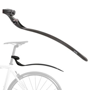 ZEFAL Swan Road - Garde-boue arrière pour vélo de route/navettage/fixie - Universel et clipsable sur tige de selle noir taille unique 2470