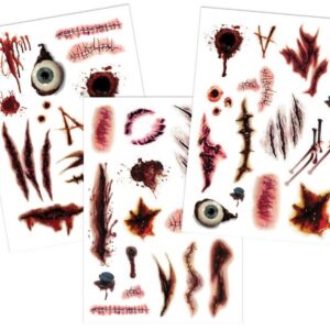 Tatouages cicatrices temporaires - modèle aléatoire PtitClown