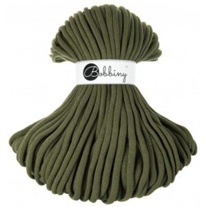 Bobbiny Corde Macramé Tressée Jumbo 9mm (Avocado) 100m
