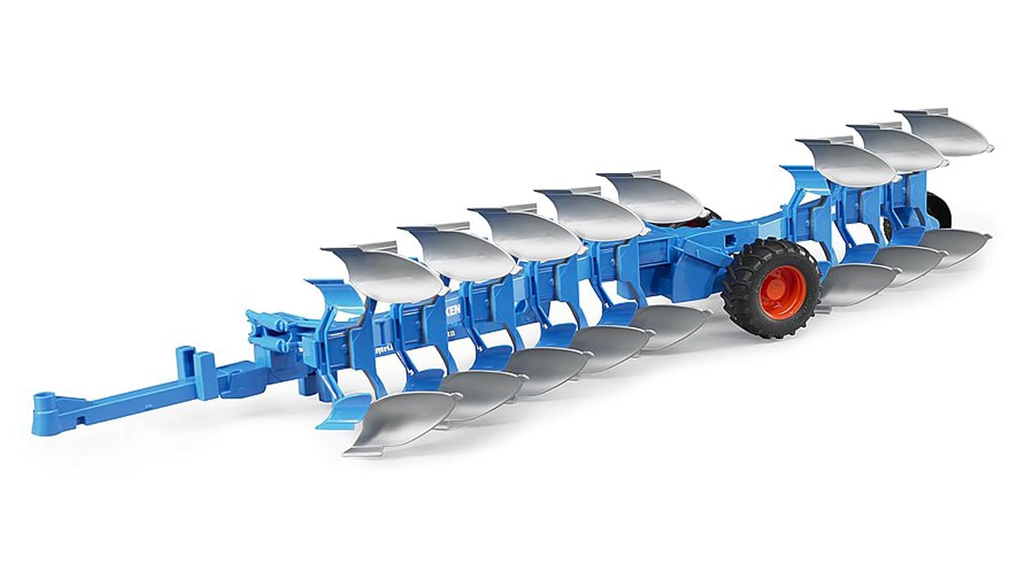 bruder 02250 - LEMKEN Charrue réversible semi-portée Vari-Titan, remorque de tracteur, ferme, charrue – Image 2