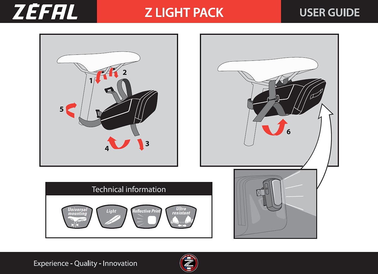 ZEFAL Z Light Pack L — Sacoche de Selle Ultra Légère – Image 7