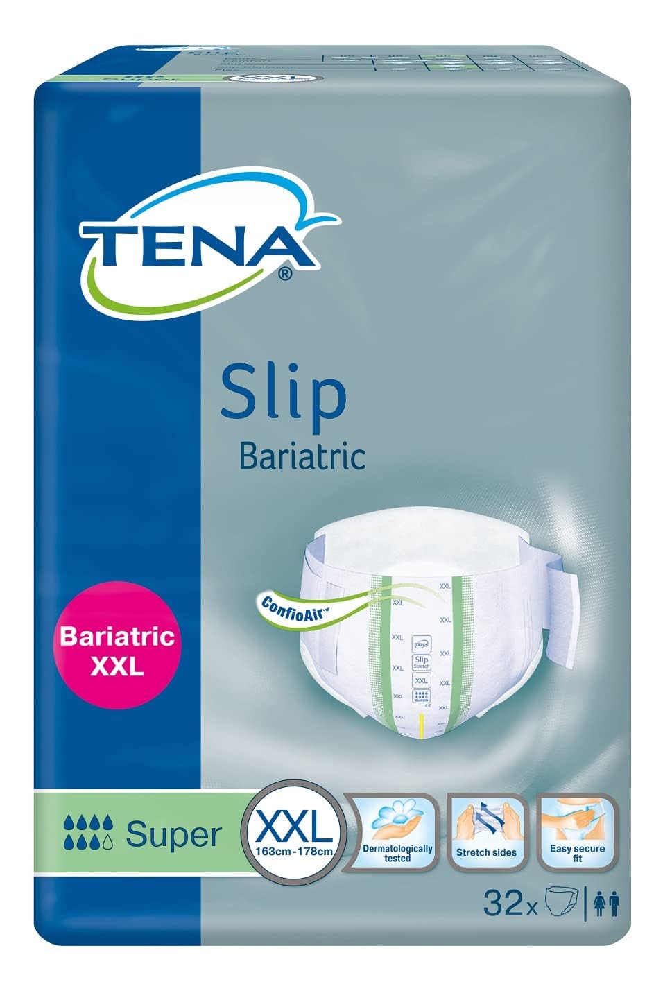 TENA Stretch — Slips pour incontinence taille XXL lot de 32 – Image 5