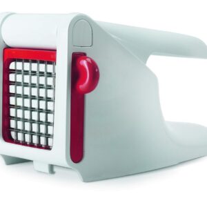 Coupe-frites et légumes manuel XL de Moulinex + grille, outil de cuisine, compatible lave-vaisselle, lames en inox, poignée pratique, grande grille 7 x 7 cm K1015414