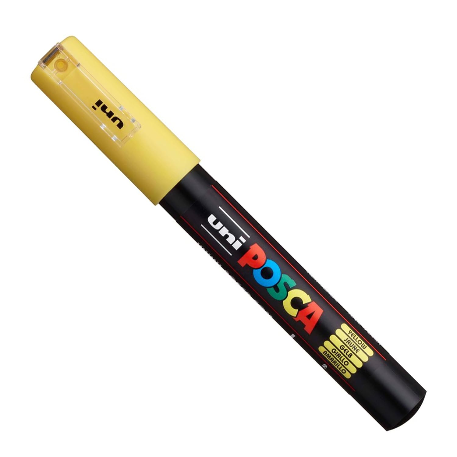 Uni Posca PC-1M Ensemble de 12 marqueurs professionnels pour peinture avec marqueurs noir + blanc supplémentaires – Image 5