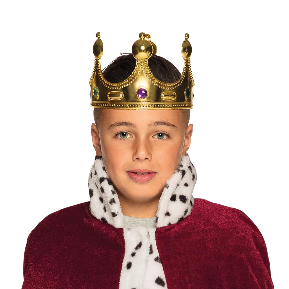 BOLAND — Couronne de roi enfant dorée 48 cm – Image 3