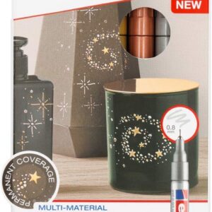 Alternative view of EDDING 780 — Set de 5 Marqueurs peinture brillante