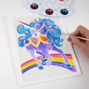 Alternative view of SENTOSPHÈRE Aquarellum Junior — Kit Peinture Licornes