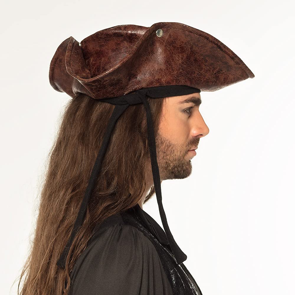 BOLAND Neptune — Chapeau pirate adulte taille unique marron – Image 4