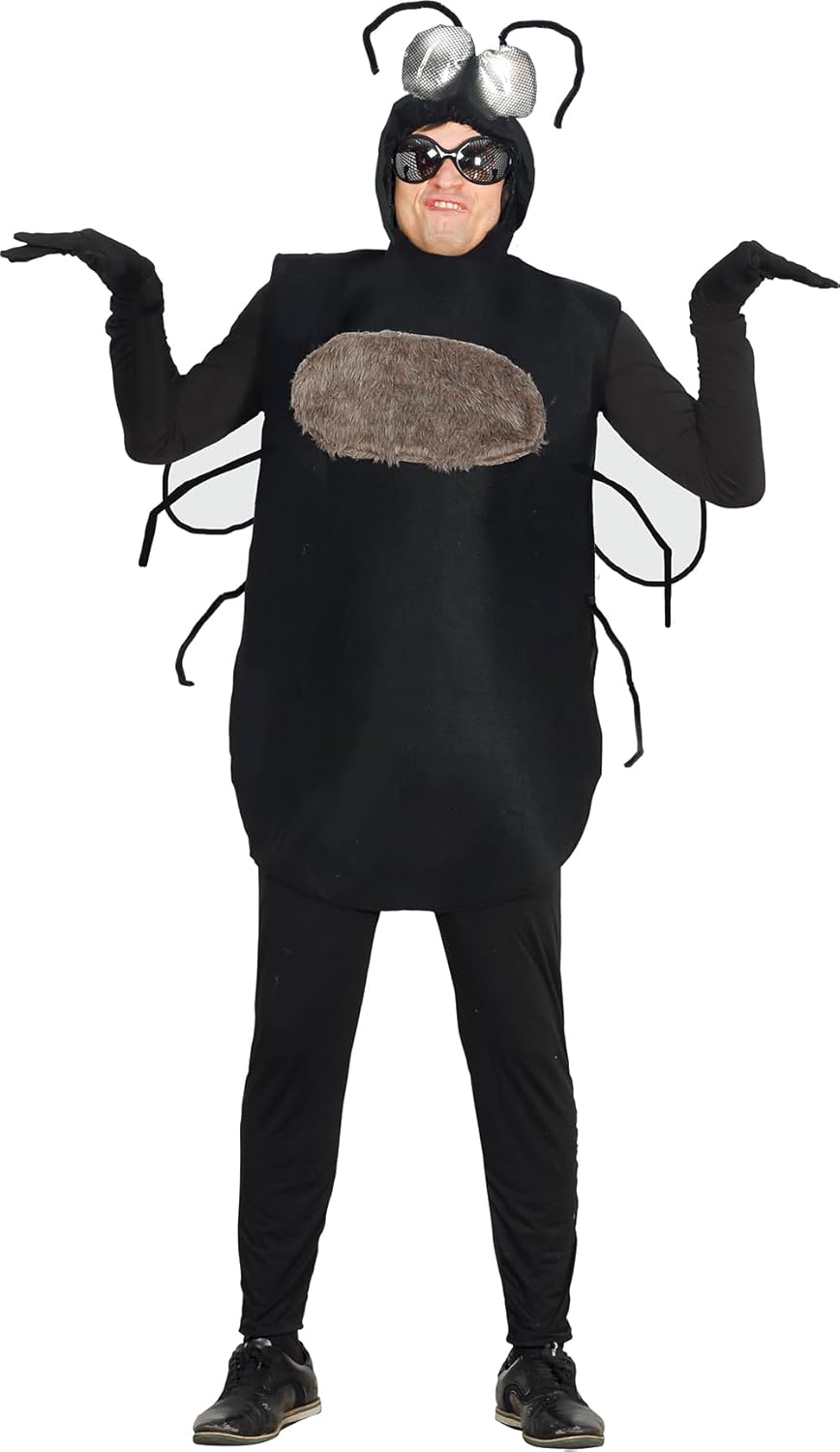 Guirca 80668 Déguisement de mouche pour adulte Noir Taille unique
