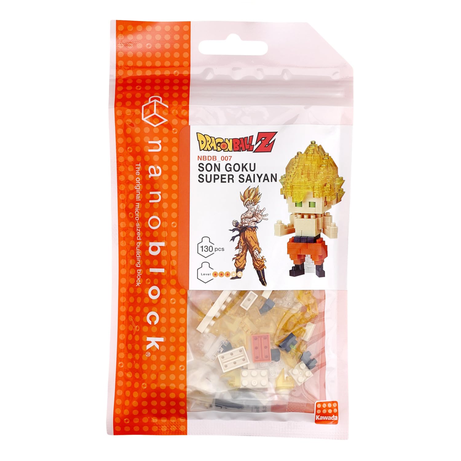 BANDAI Nanoblock — Mini figurine en briques Son Goku SSJ – Image 5
