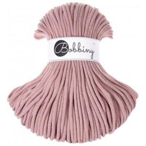 Bobbiny Corde Macramé Tressée Premium 5mm (Blush) 100m