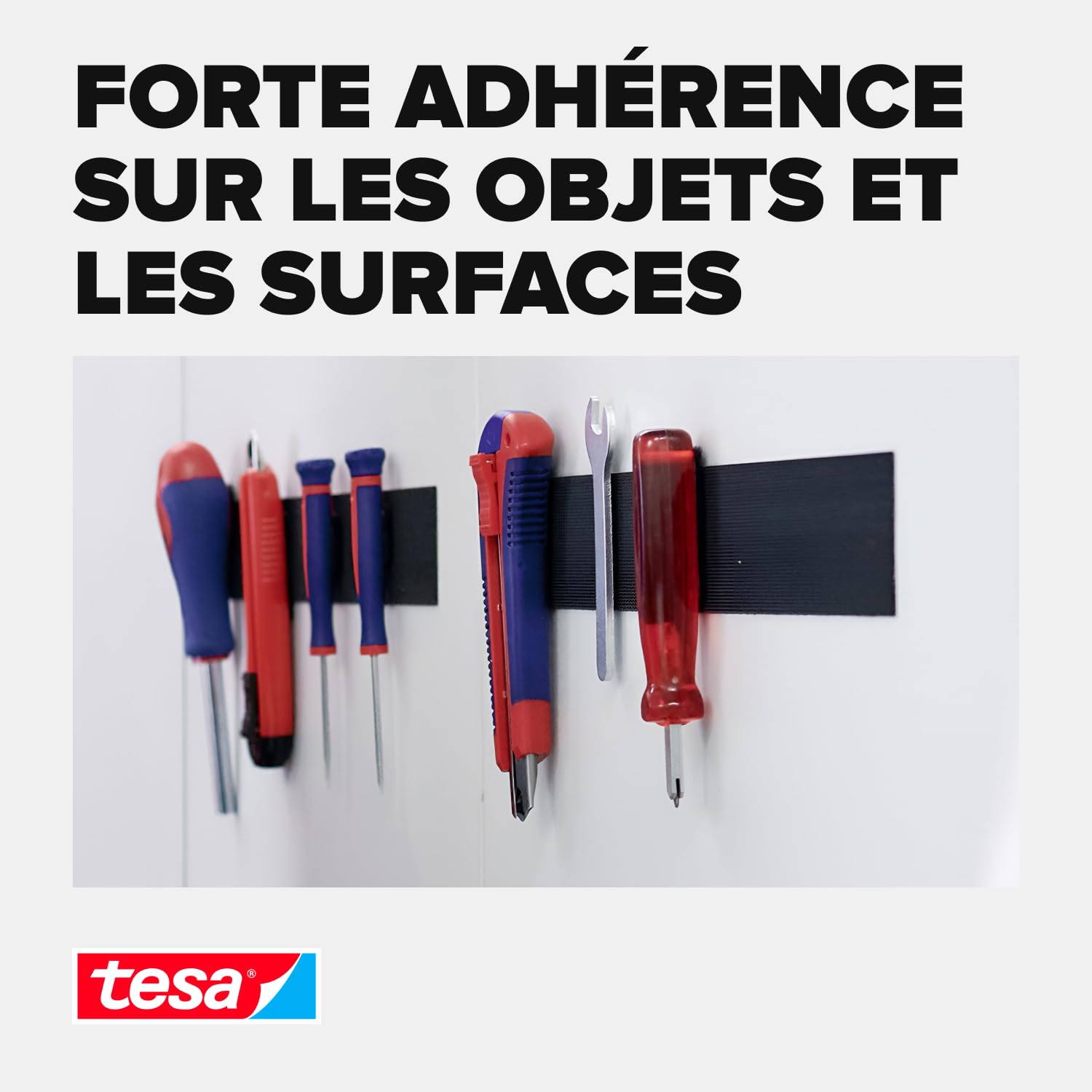 TESA On & Off — Bande auto-agrippante extra forte 50 mm x 100 cm – Image 2