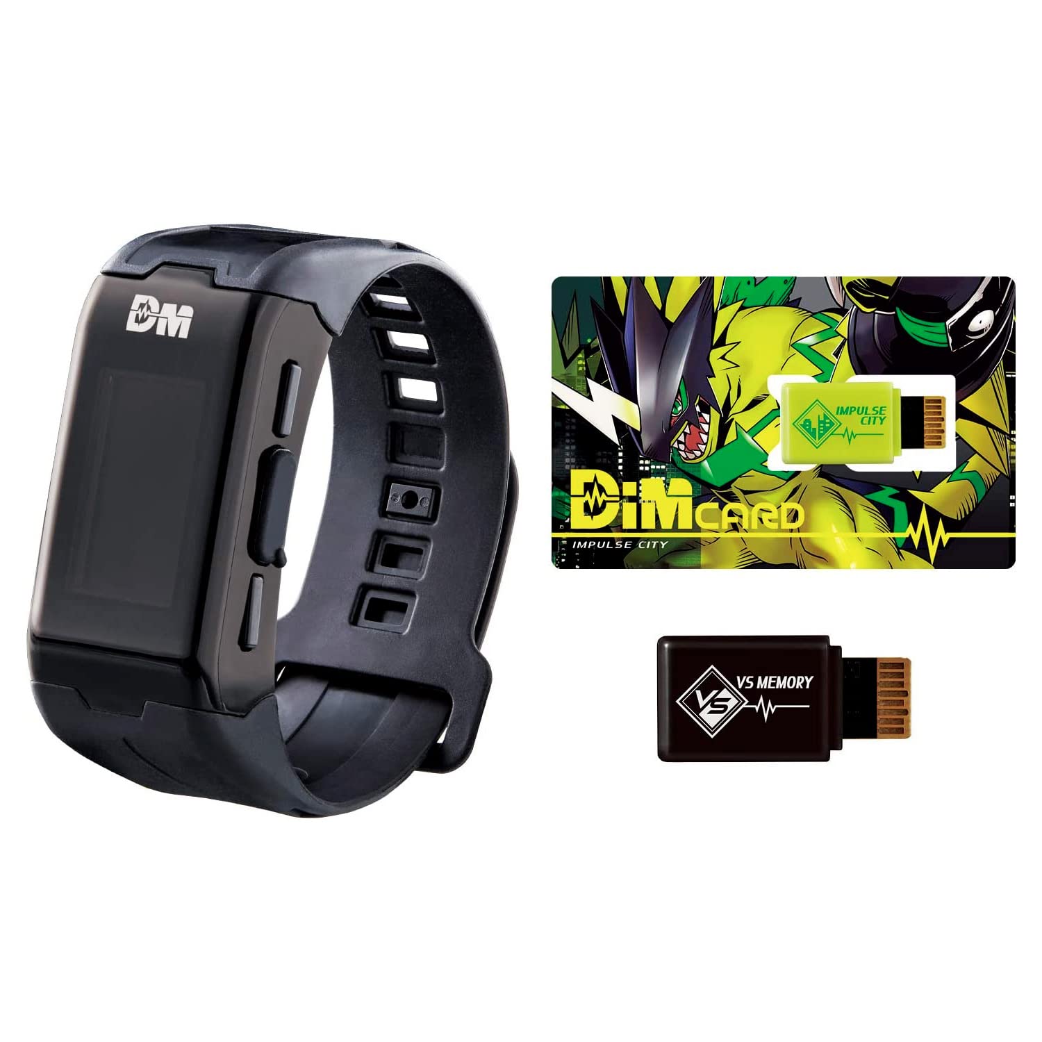 BANDAI Vital Bracelet — Digivice Digimon noir – Image 2