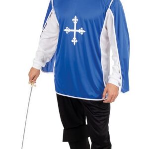 P'TIT CLOWN - Déguisement Mousquetaire - Costume Adulte Complet - Idéal pour Carnaval, Fêtes Costumées, Évènements à Thème, Soirées Médiévales, Théâtre, EVG, Halloween