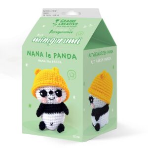 Kit Crochet Amigurumi - Nana Le Panda