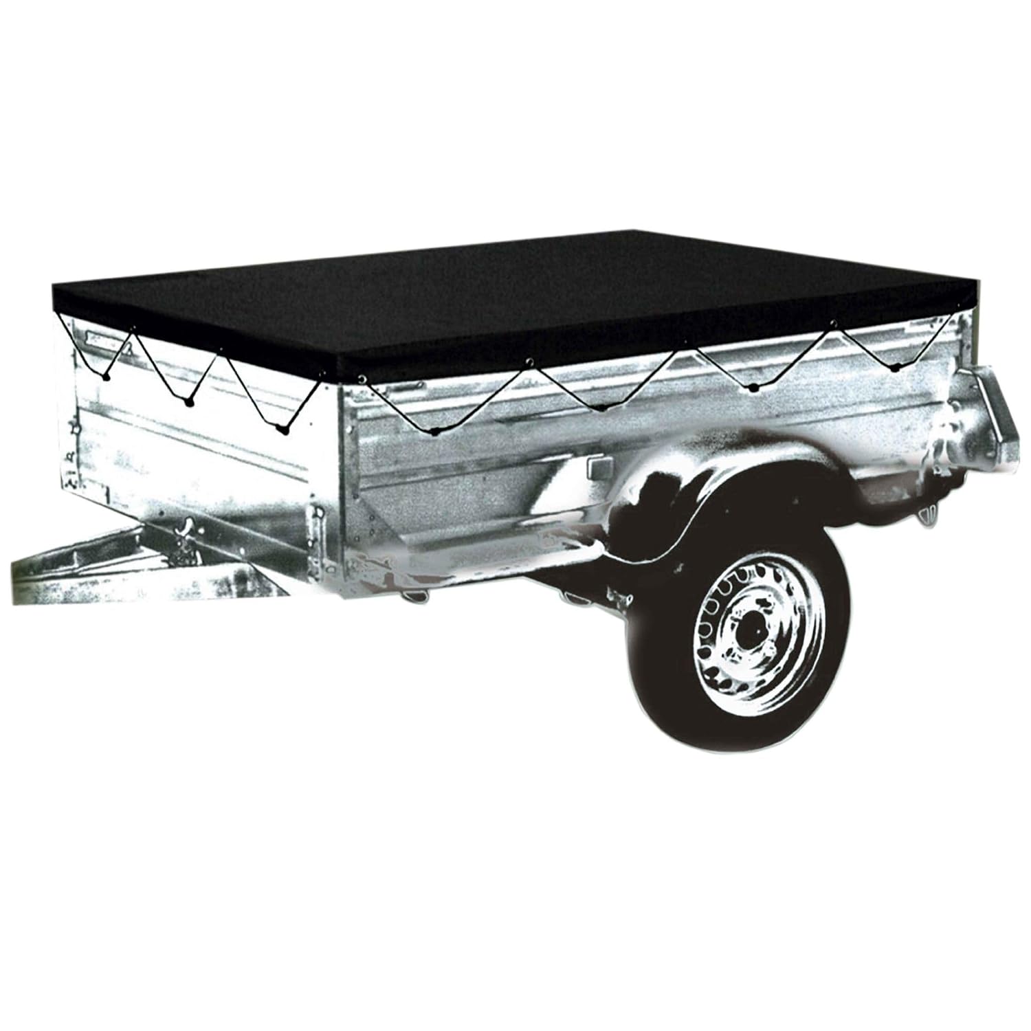 PROVENCE OUTILLAGE — Bâche de protection remorque XL 200x120x7 cm – Image 2