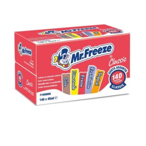 Wine And More Sucettes à glacer MISTER FREEZE Classic goûts assortis - 140 x 45 ml