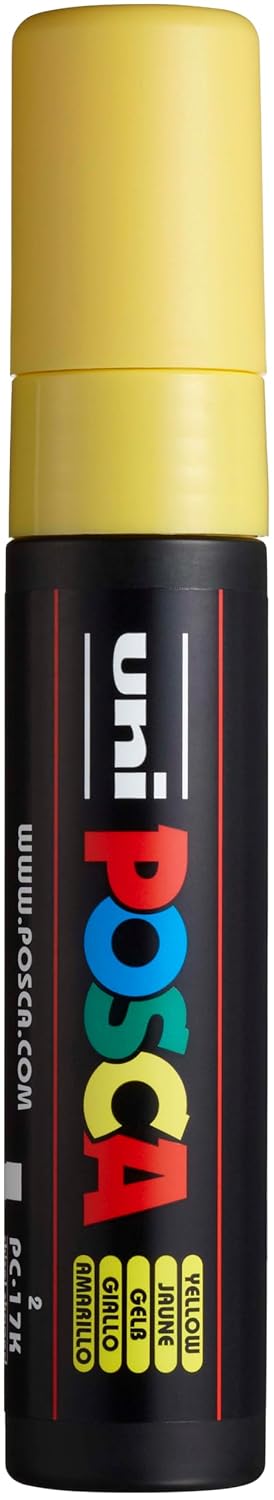 Uni-ball PC17K J UNI POSCA Marqueur peinture Base eau pointe extra large Jaune