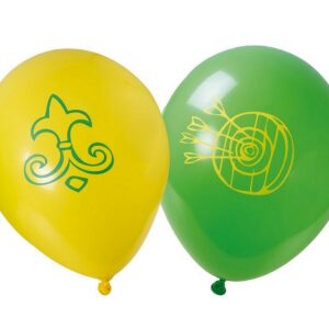 P'tit Clown - Accessoires Déco Robin des Bois™ - Licence Officielle - pour Décoration Anniversaire Enfant, Carnaval, Fêtes Costumées (Ballons - Ø 30 cm - Lot de 6)