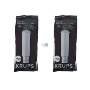 Lot de 2 cartouches filtrantes Krups Claris F088 pour machine à café