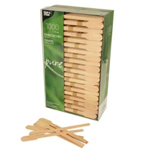 1000 agitateurs en Bois 13 cm agitateurs en Forme de pagaies
