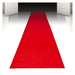 Boland 44167 - Tapis rouge, 450 x 60 cm, Décoration, Carnaval, Fête à thème, VIP, Mariage, Halloween