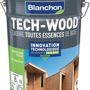 Lasure Tech-Wood Blanchon 5L - Nuance de la Lasure - Brun acajou