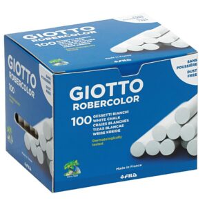 GIOTTO Robercolor - Boîte 100 craies blanches