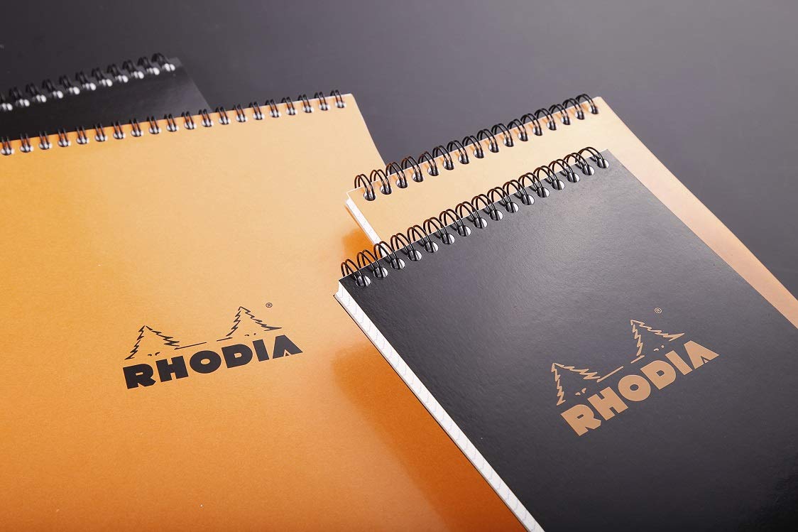 RHODIA — Bloc-notes à spirale A4 pointillés 80 feuilles – Image 3