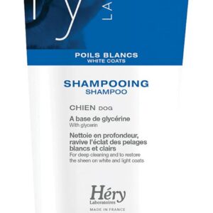 HERY Labo - 66025 - Shampooing poils blanc pour chien - 200 ml