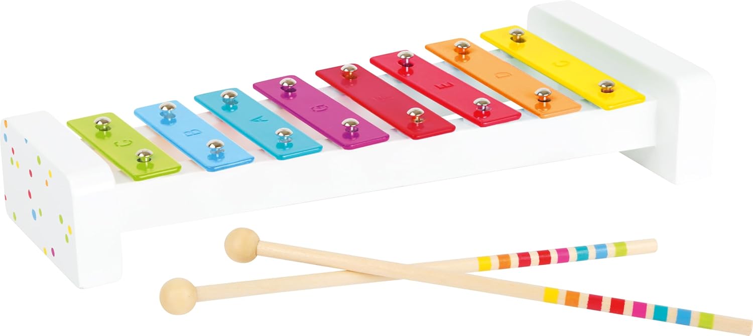 small foot 11117 Xylophone « Sound » en bois, certifié 100% FSC®, instrument de musique pour enfants, avec notes