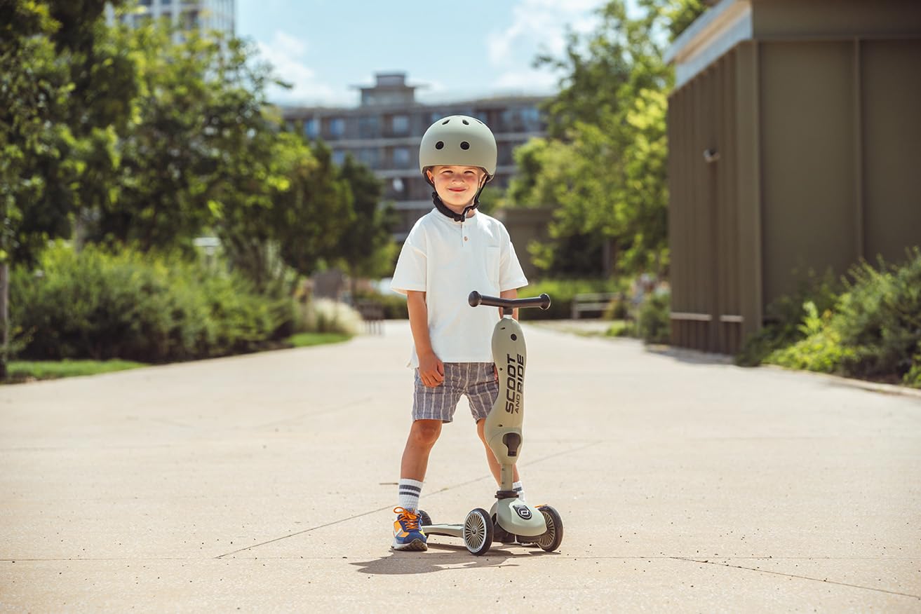 SCOOT & RIDE Highwaykick 1 — Trottinette 2 en 1 vert olive – Image 6