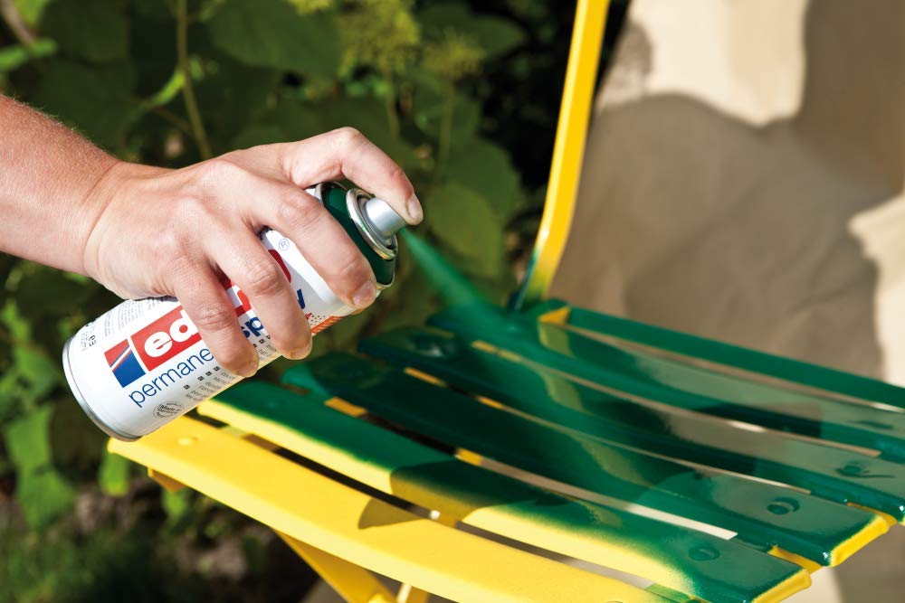 edding 5200 spray permanent - vert mousse mat - 200 ml - peinture acrylique pour peindre ou décorer verre, métal, bois, céramique, plastique, toile - peinture acrylique en aérosol – Image 5