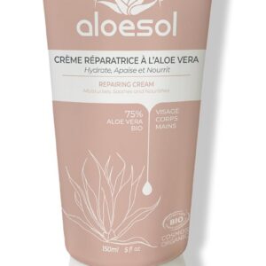 ALOESOL — Crème réparatrice aloe vera bio 150 ml
