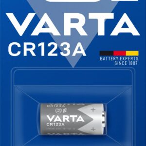 VARTA Piles CR123A, lot de 1, 3V, piles spéciales pour petits appareils électroniques, longue durée de vie, hautes performances