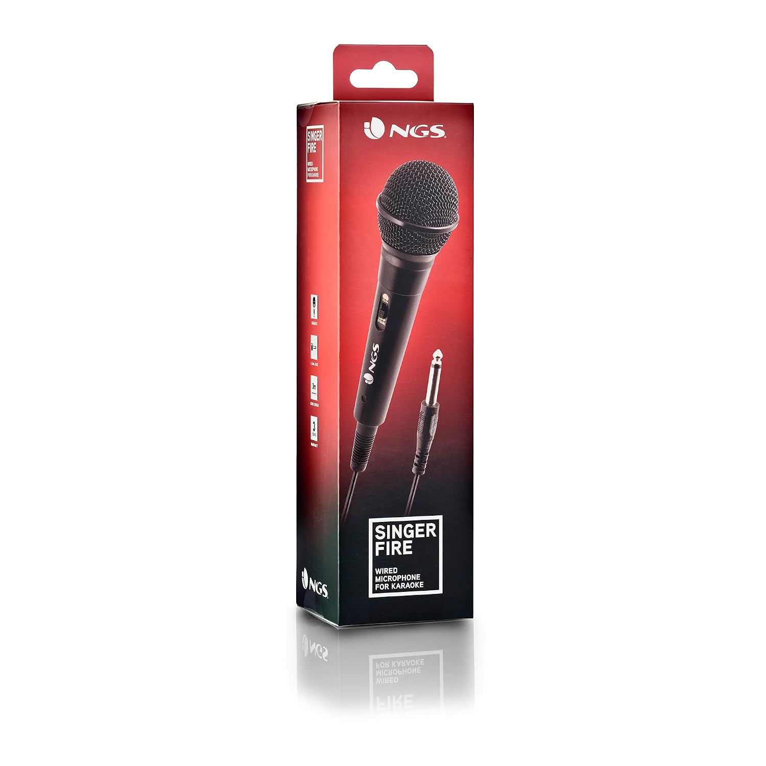 NGS Singer Fire — Microphone Dynamique avec câble 3 m – Image 6