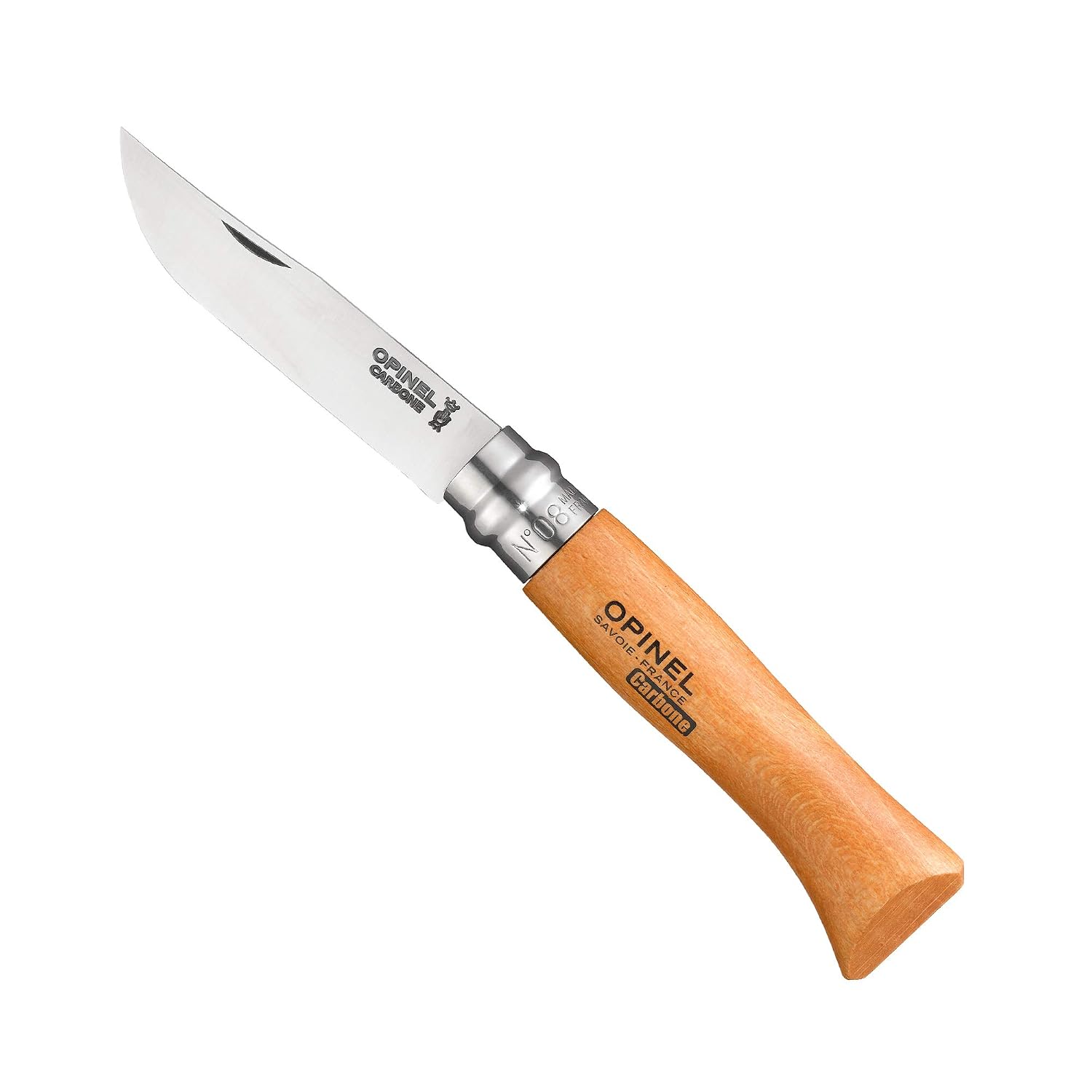 OPINEL N°08 Carbone — Couteau Pliant avec Étui Alpine – Image 2