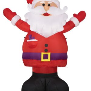 P'TIT CLOWN - Décoration Noël Gonflable Lumineuse - Usage Intérieur, Extérieur - Christmas Inflated Decoration - LEDs - Gonfleur Integré - sur Secteur (Père Noël - 240 cm, 240 cm)