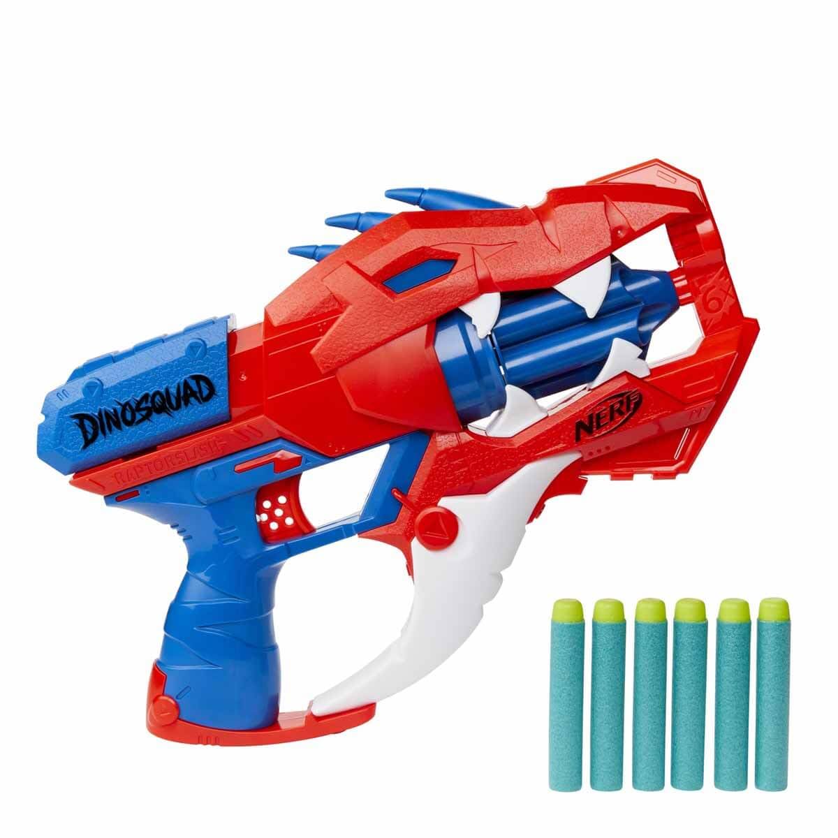NERF DinoSquad Raptor-Slash — Blaster à barillet 6 fléchettes – Image 4