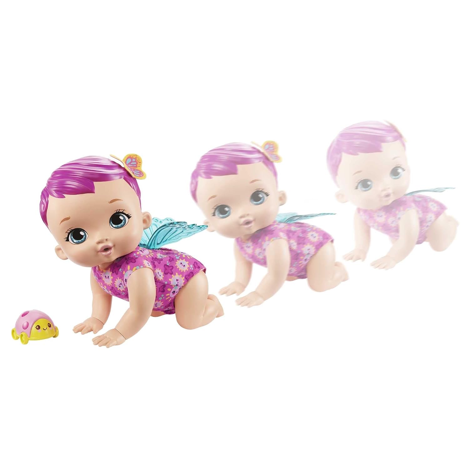 MY GARDEN BABY — Poupon Bébé Papillon 30 cm Rose 20 sons – Image 4