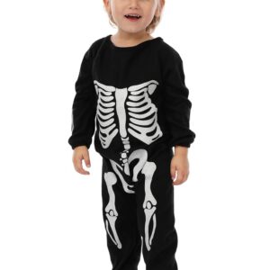 P'tit Clown Costume squelette - enfant - 3/4 ans