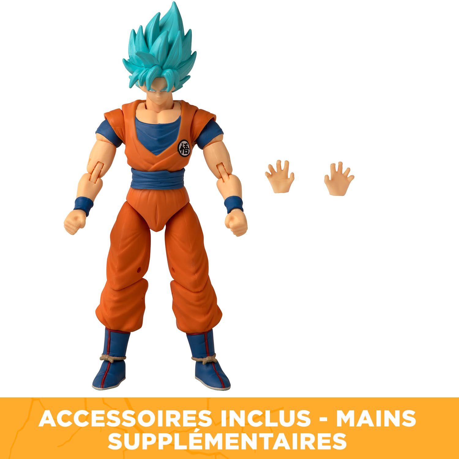 BANDAI Dragon Stars — Figurine articulée Blue Goku 17 cm – Image 3