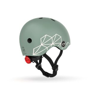 Alternative view of SCOOT AND RIDE — Casque XS Lifestyle lignes vertes
