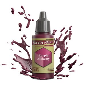 The Army Painter Speedpaint Purple Alchemy 18ml Acrylic Paint Dropper Bottle