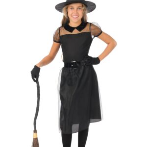 P'tit Clown - 23084 - Costume sorcière - noir - enfant - 5/6 ans