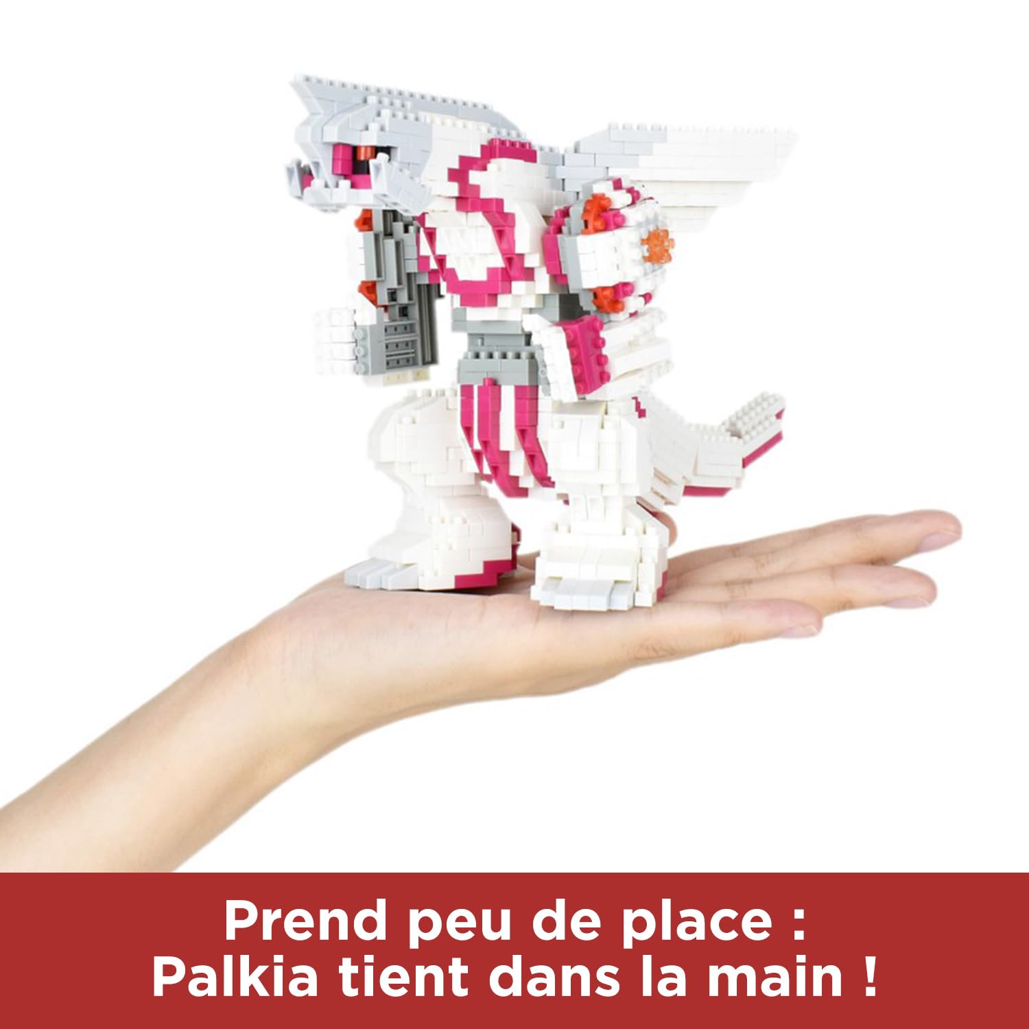 BANDAI Nanoblock — Figurine Pokémon Palkia 1050 pièces – Image 3