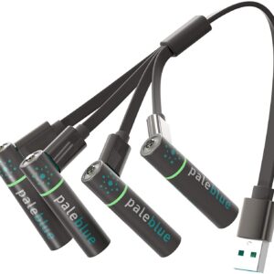 Piles Rechargeables USB AAA - (LR03) [HR03] Paleblue
